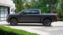 2024 F-150 Lightning  Platinum Black exterior side view