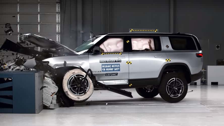 The 2025 Rivian R1S Is The Safest Large SUV Tested By The IIHS This Year