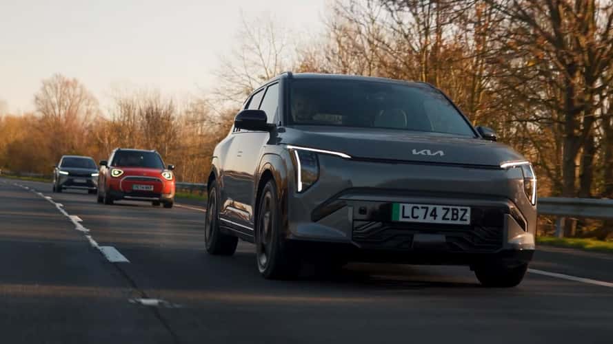 Kia EV3, Mini Aceman And Skoda Elroq Go On A Roadtrip. One Stands Out