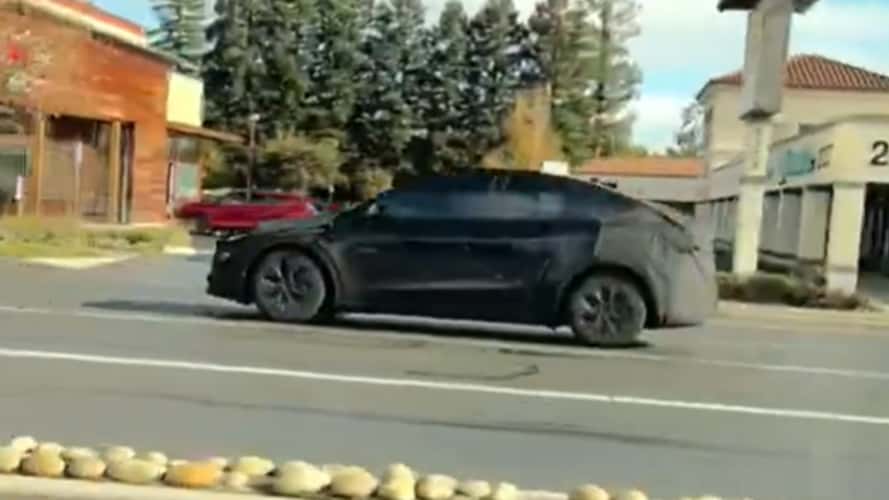 Tesla Model Y Juniper Spotted Driving In San Jose, California